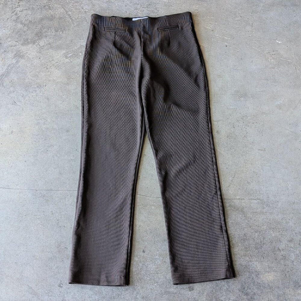 Vintage Equestrian Designs Brown Pull-On Riding Pants large